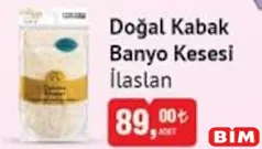 İLASLAN DOĞAL KABAK BANYO KESESİ İLASLAN DOĞAL KABAK BANYO KESESİ